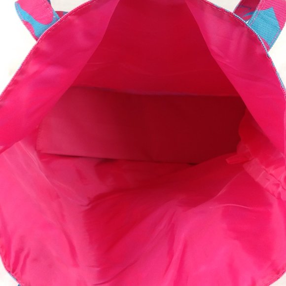 Blue Pink Beach Shells Nautical Shopping Tote - Picture 5 of 5